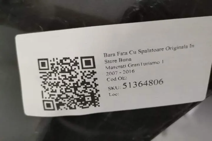 Bara Fata Cu Spalatoare Originala In Stare Buna Maserati  GranTurismo - Foto 8