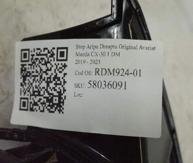 Stop Aripa Dreapta Original Avariat Mazda  CX-30  1 DM [2019 - 2023] - Foto 7