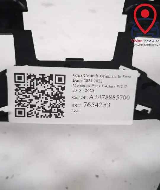 Grila Centrala Originala In Stare Buna 2021 2022 Mercedes-Benz  B-Clas - Foto 7