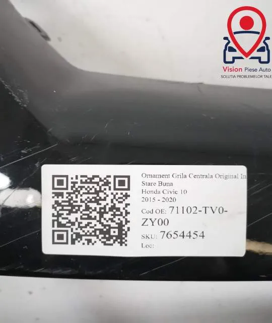 Ornament Grila Centrala Original In Stare Buna Honda  Civic  10 [2015 - Foto 7