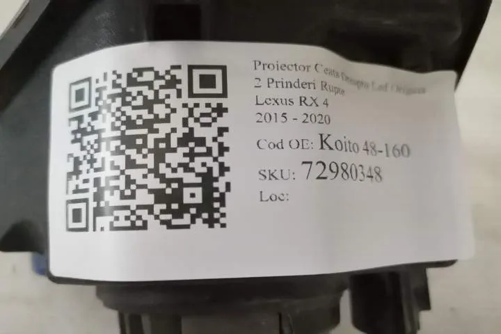 Proiector Ceata Dreapta Led Origina 2 Prinderi Rupte Lexus  RX  4 [201 - Foto 7