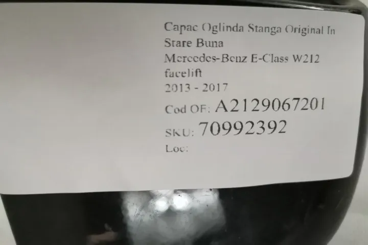 Capac Oglinda Stanga Original In Stare Buna Mercedes-Benz  E-Class  W2 - Foto 7