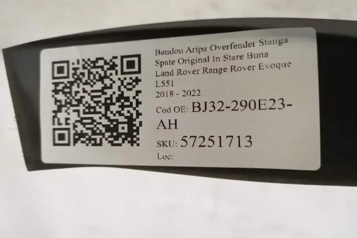 Bandou Aripa Overfender Stanga Spate Original In Stare Buna Land Rover - Foto 7