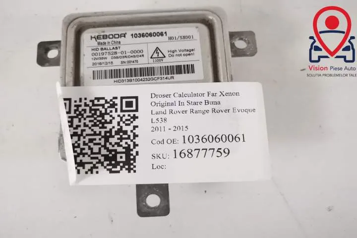 Droser Calculator Far Xenon Original In Stare Buna Land Rover  Range R - Foto 3
