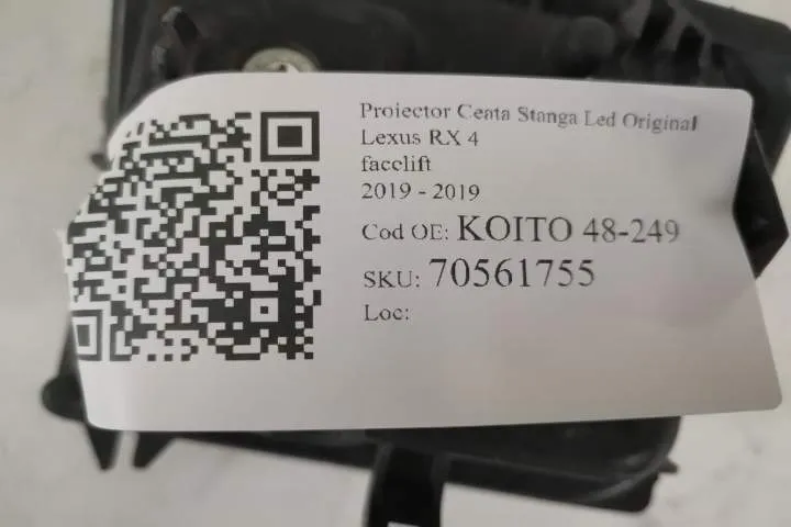 Proiector Ceata Stanga Led Original  Lexus  RX  4 [facelift] [2019 - 2 - Foto 7