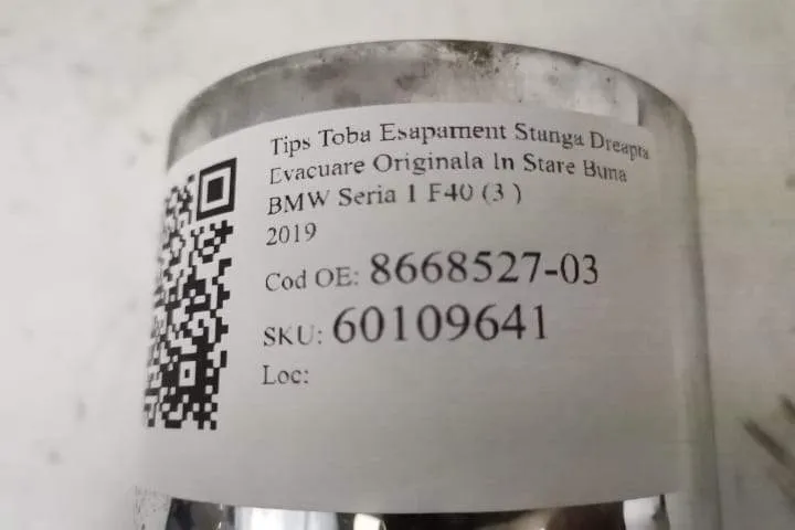 Tips Toba Esapament Stanga Dreapta Evacuare Originala In Stare Buna BM - Foto 7