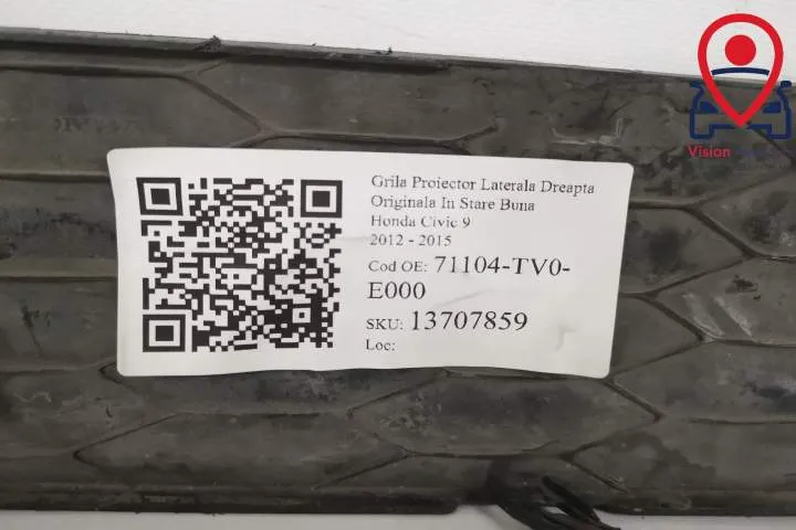 Grila Proiector Laterala Dreapta Originala In Stare Buna Honda  Civic - Foto 7