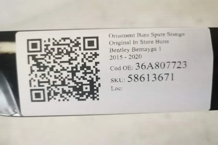 Ornament Bara Spate Stanga Original In Stare Buna Bentley  Bentayga  1 - Foto 7