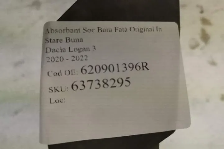 Absorbant Soc Bara Fata Original In Stare Buna Dacia  Logan  2 [2013 - - Foto 7