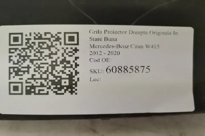 Grila Proiector Dreapta Originala In Stare Buna Mercedes-Benz  Citan - Foto 7