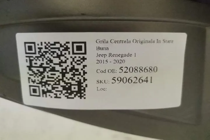 Grila Centrala Originala In Stare Buna Jeep  Renegade  1 [2015 - 2020] - Foto 7