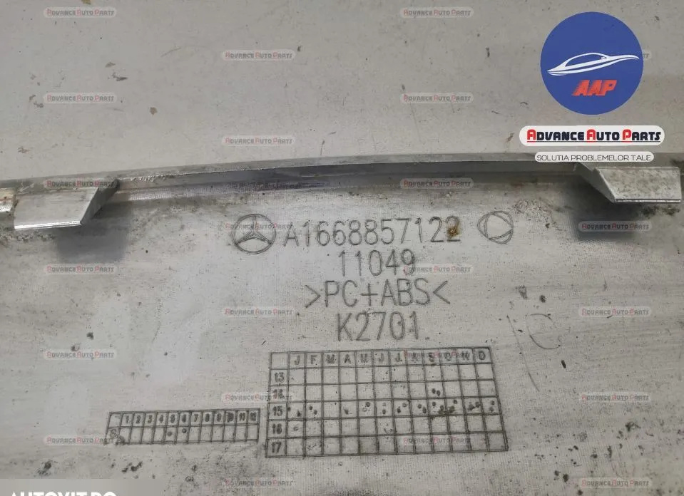 Ornament Cromat original Mercedes-Benz  GLE  1  [2016 - 2019] - Foto 5