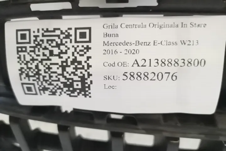 Grila Centrala Originala In Stare Buna Mercedes-Benz  E-Class  W213 [f - Foto 7