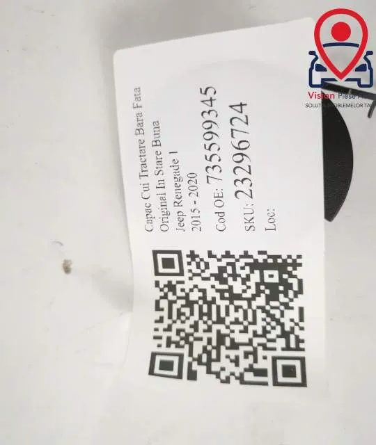 Capac Cui Tractare Bara Fata Original In Stare Buna  Jeep  Renegade  1 - Foto 5