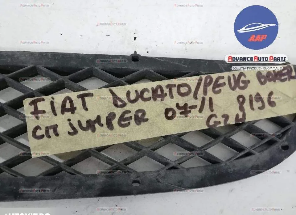 Grila centrala inferioara originala Fiat  Ducato  3 Typ250 [2006 - 201 - Foto 5