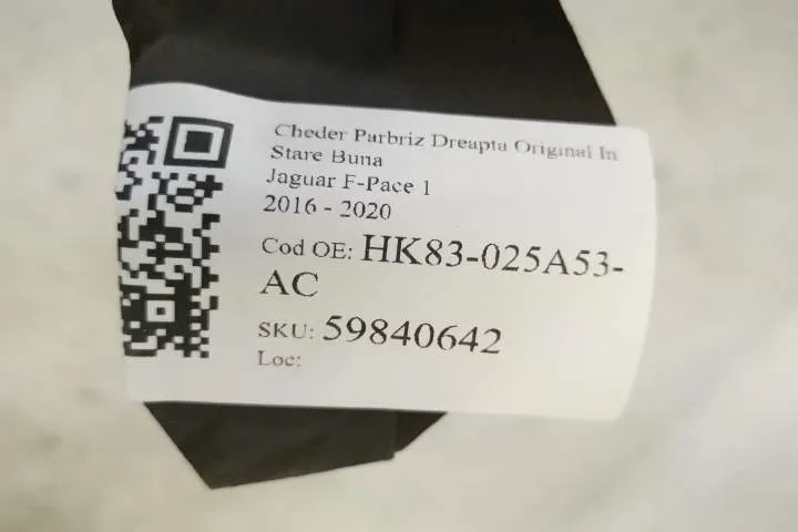 Cheder Parbriz Dreapta Original In Stare Buna Jaguar  F-Pace  1 [2016 - Foto 7