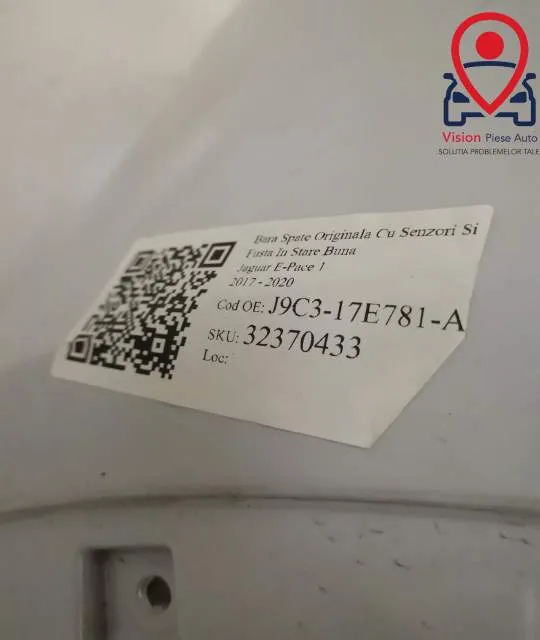 Bara Spate Originala Cu Senzori Si Fusta In Stare Buna Jaguar  E-Pace - Foto 8