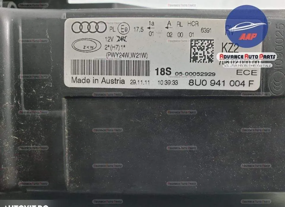 Far dreapta - halogen original in stare buna Audi  Q3  8U [2011 - 2014 - Foto 8