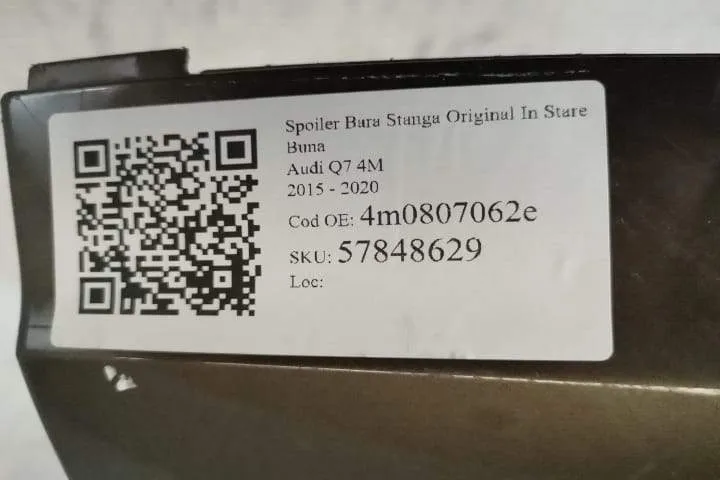 Spoiler Bara Stanga Dreapta Original In Stare Buna Audi  Q7  4M [2015 - Foto 7