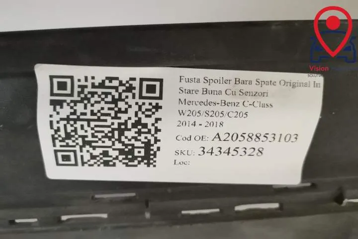 Fusta Spoiler Bara Spate Original In Stare Buna Cu Senzori Mercedes-Be - Foto 7