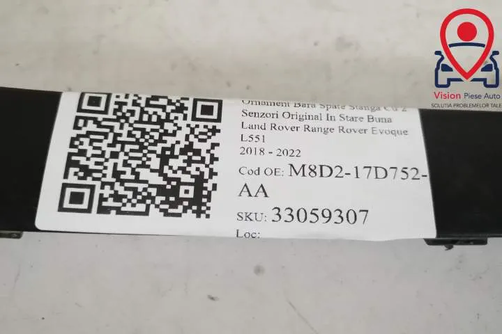 Ornament Bara Spate Stanga Cu 2 Senzori Original In Stare Buna Land Ro - Foto 7