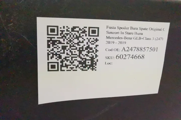 Fusta Spoiler Bara Spate Original Cu Senzori In Stare Buna Mercedes-Be - Foto 7