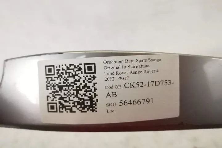 Ornament Bara Spate Stanga Original In Stare Buna Land Rover  Range Ro - Foto 7