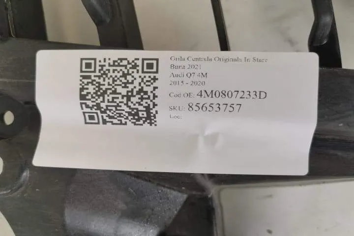 Grila Centrala Originala In Stare Buna 2021 Audi  Q7  4M [2015 - 2020] - Foto 7