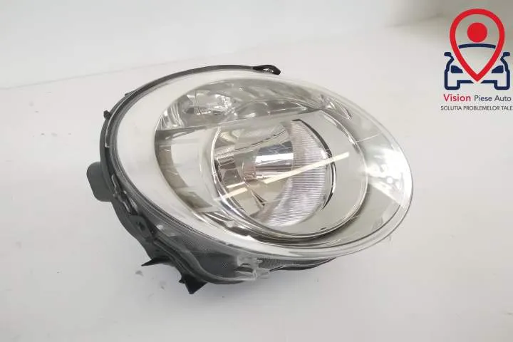 Far Dreapta Original Halogen In Stare Buna Fiat  500 2 [2008 - 2015] - Foto 2