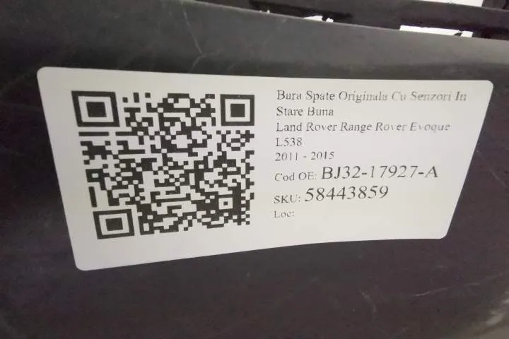 Fusta Bara Spate Originala Cu Senzori In Stare Buna Land Rover  Range - Foto 8