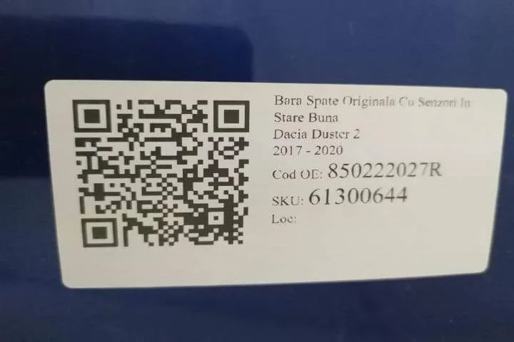 Bara Spate Originala Cu Senzori In Stare Buna  Dacia  Duster  2 [2018 - Foto 8