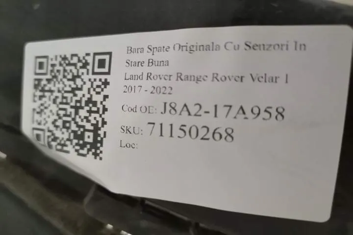 Bara Spate Originala Cu Senzori In Stare Buna Land Rover  Range Rover - Foto 7