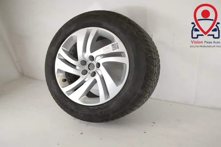Janta Originala In Stare Buna 8J R18 ET 45 Cu Anvelopa Dunlop Land Rov - Foto 3