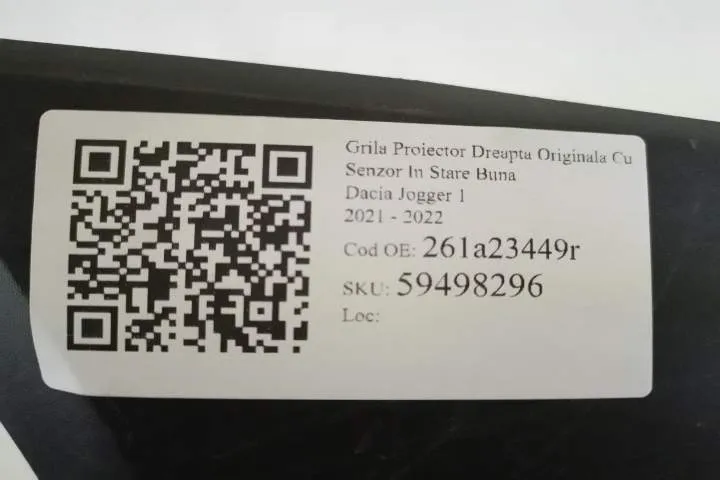 Grila Proiector Dreapta Originala Cu Senzor In Stare Buna Dacia  Jogge - Foto 7