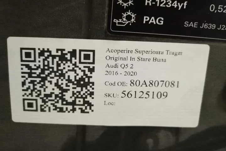 Acoperire Superioara Trager Original In Stare Buna Audi  Q5  2  [2016 - Foto 7