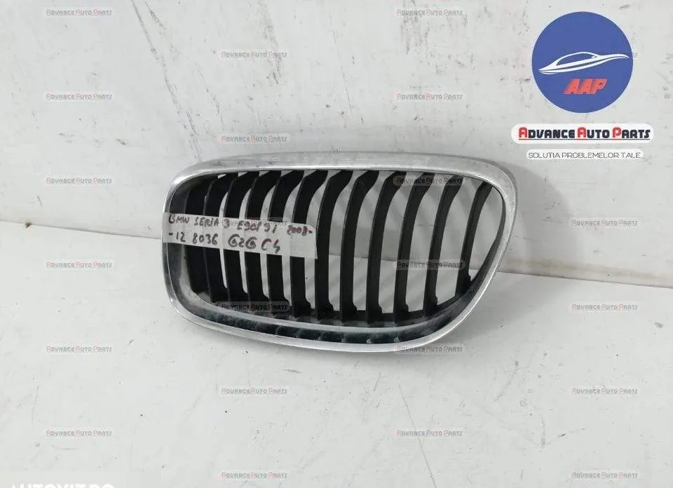 Grila centrala stanga originala BMW  Seria 3  E90/E91/E92/E93 [facelif - Foto 3