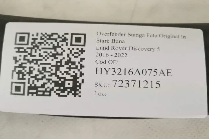 Overfender Stanga Fata Original In Stare Buna  Land Rover  Discovery - Foto 7