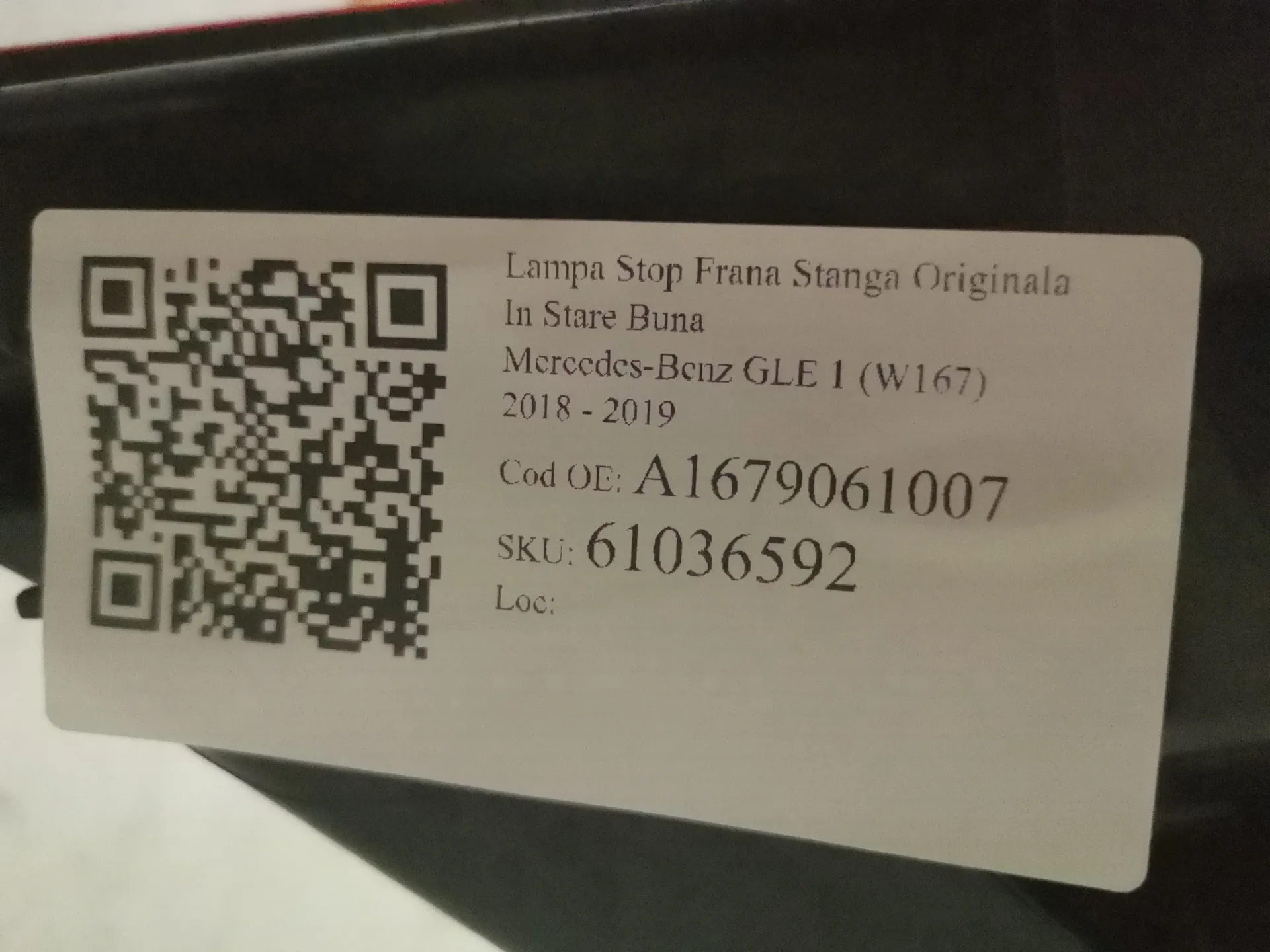 Lampa Stop Frana Stanga Originala In Stare Buna Mercedes-Benz  GLE  1 - Foto 7
