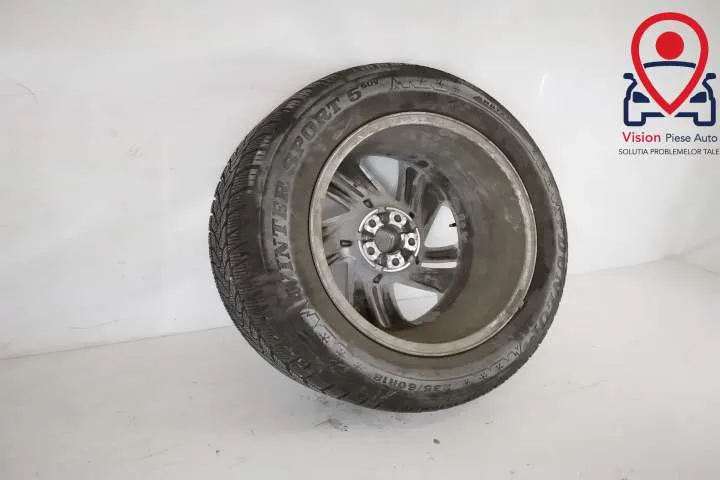 Janta Originala In Stare Buna 8J R18 ET 45 Cu Anvelopa Dunlop Land Rov - Foto 5