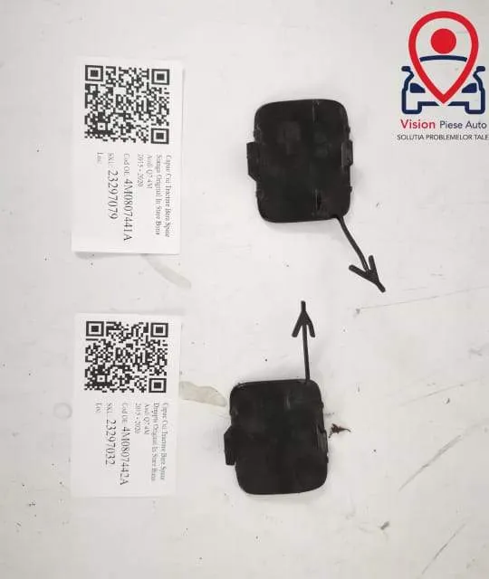 Capac Cui Tractare Bara Spate Stanga Original In Stare Buna Audi  Q7 - Foto 4