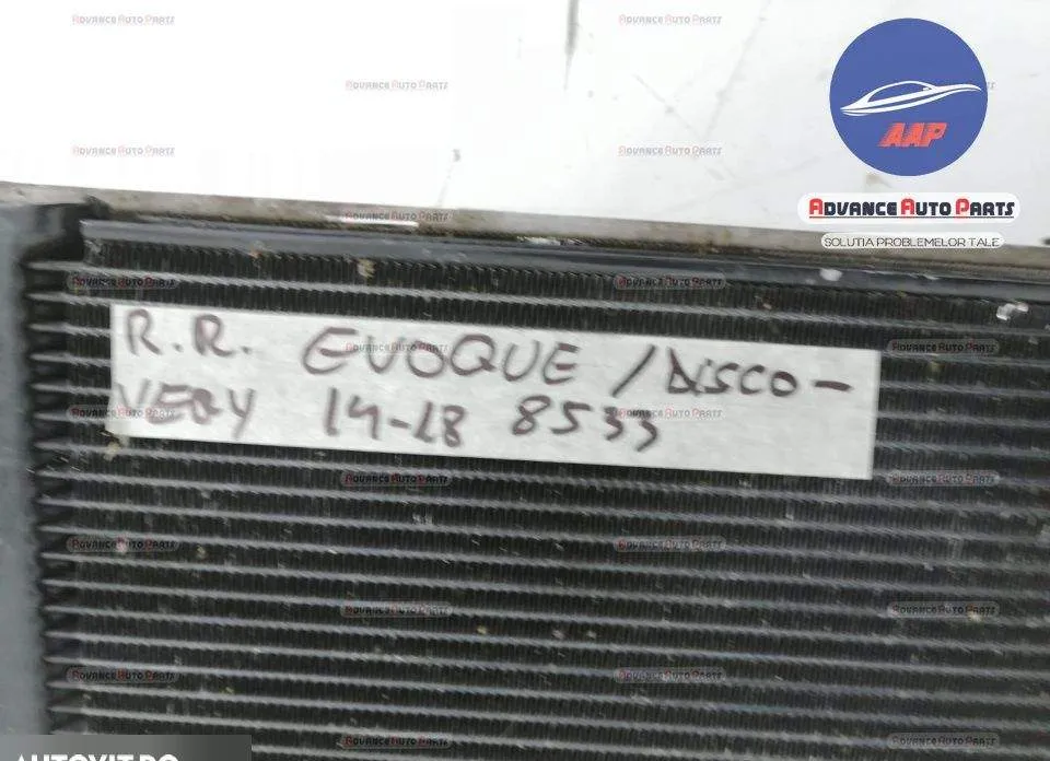 Radiator AC suplimentar apa GMV electroventilator original Land Rover - Foto 7
