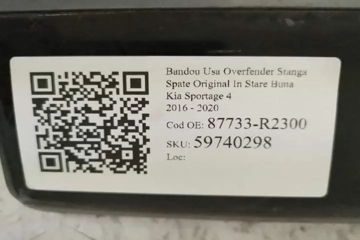 Bandou Usa Overfender Stanga Spate Original In Stare Buna Kia  Sportag - Foto 7