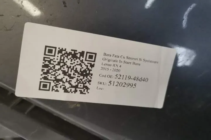 Bara Fata Cu Senzori Si Spalatoare Originala In Stare Buna Lexus  RX - Foto 8