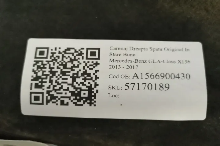 Carenaj Dreapta Spate Original In Stare Buna Mercedes-Benz  GLA-Class - Foto 7