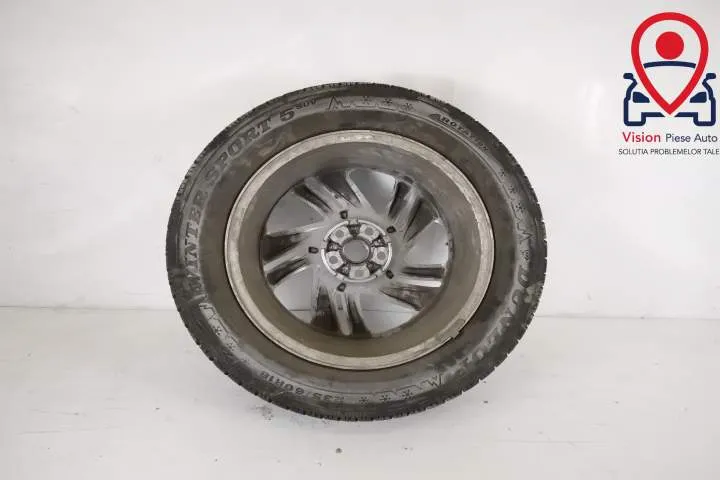 Janta Originala In Stare Buna 8J R18 ET 45 Cu Anvelopa Dunlop Land Rov - Foto 4