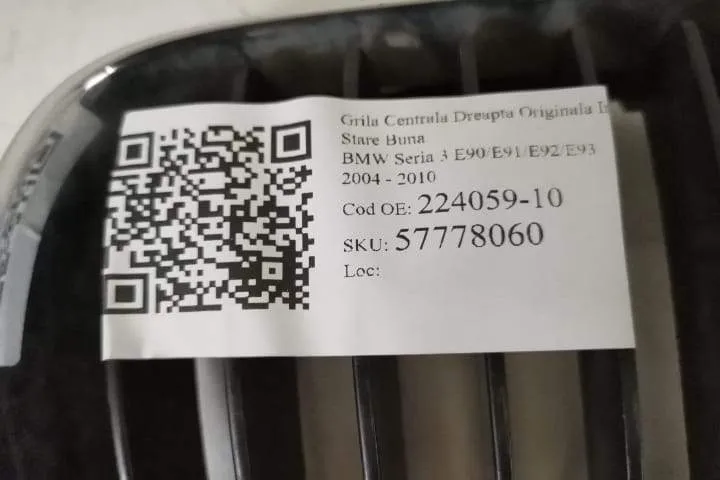 Grila Centrala Dreapta Originala In Stare Buna BMW  Seria 3  E90/E91/E - Foto 7