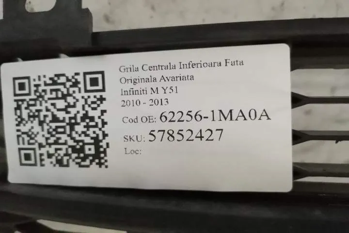 Grila Centrala Inferioara Fata Originala Avariata Infiniti  M  Y51 [20 - Foto 7