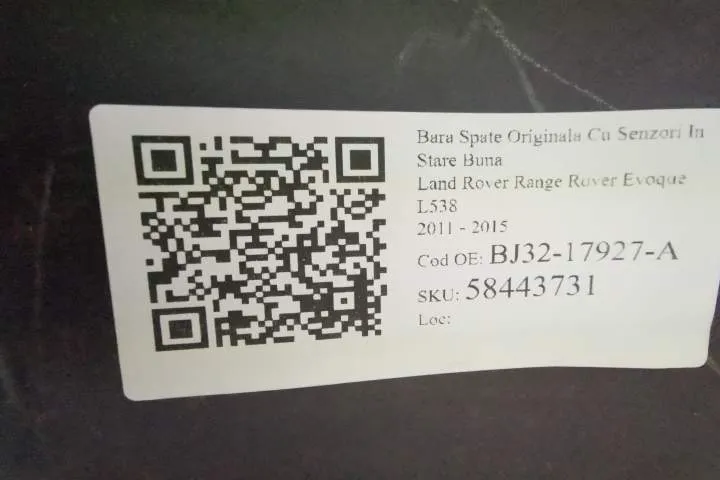 Fusta Bara Spate Originala Cu Senzori In Stare Buna Land Rover  Range - Foto 8