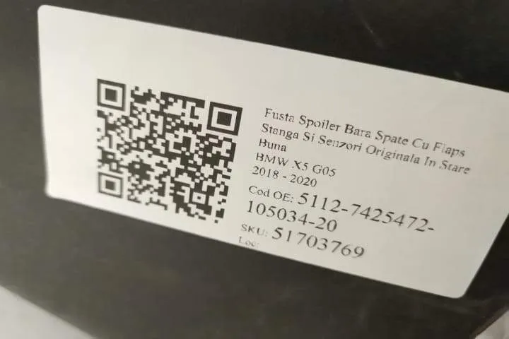 Fusta Spoiler Bara Spate Cu Flaps Stanga Si Senzori Originala In Stare - Foto 8