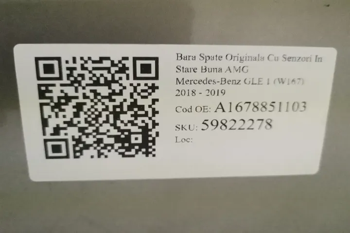 Bara Spate Originala Cu Senzori In Stare Buna AMG Mercedes-Benz  GLE - Foto 8